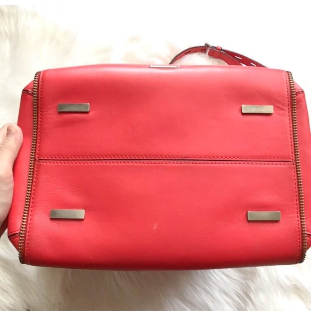 *Rare* Rebecca Minkoff Hot Red Mini Perry Tote - Picture 4 of 8